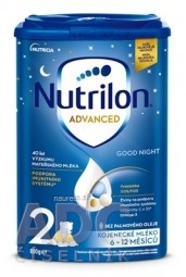 Nutrilon Advanced 2 Good Night pokračovací mléčná kojenecká výživa v prášku (6-12 měsíců) 1x800 g
