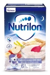 Nutrilon obilno-mléčná kaše krupicová s ovocem GOOD NIGHT (od ukonč. 6. měsíce), 1x225 g