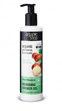Organic Shop - Keňská makadamie - Sprchový gel 280 ml