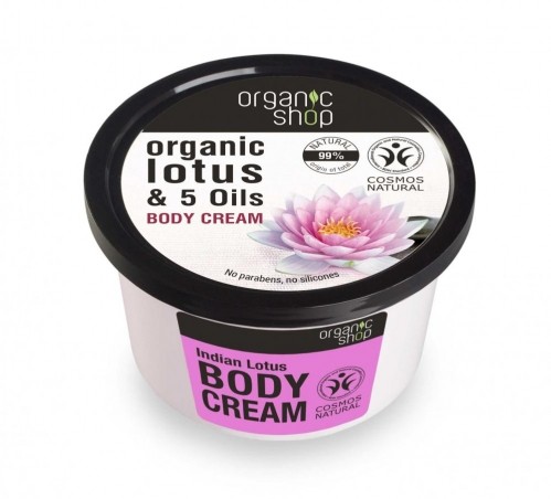 Organic Shop - Indický lotos - tělový krém 250 ml