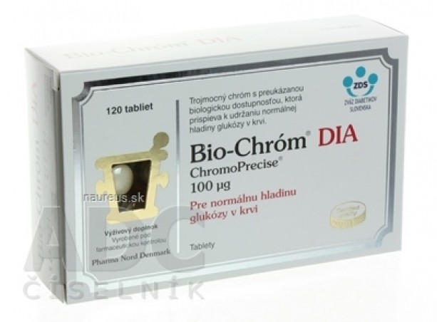 Bio-CHROM DIA 100 mikrogramů tbl 1x120 ks