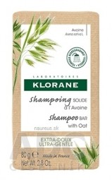KLORANE SHAMPOOING SOLIDE à l'Avoine tuhý šampon s ovsem - ultra jemný, pro všechny typy vlasů 1x80 g