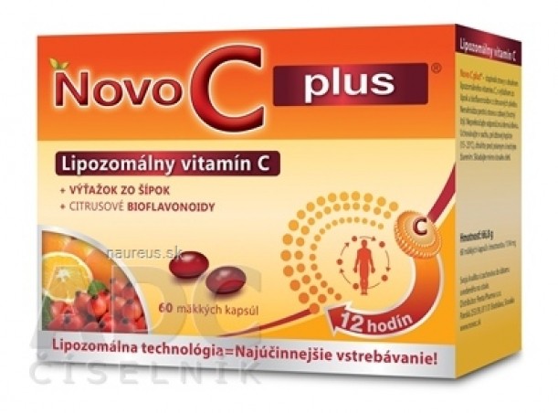 NOVO C PLUS Lipozomální vitamín C cps 1x60