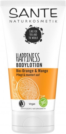 HAPPINESS tělové mléko BIO pomeranč a mango - 150ml