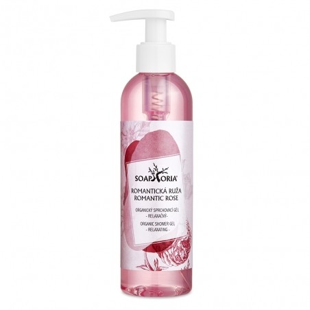 Romantická růže - organický sprchový gel
