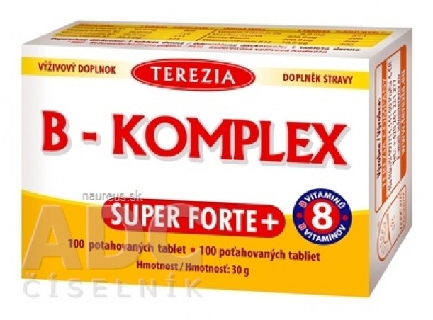 TEREZIA B-KOMPLEX SUPER FORTE + tbl 1x100 ks