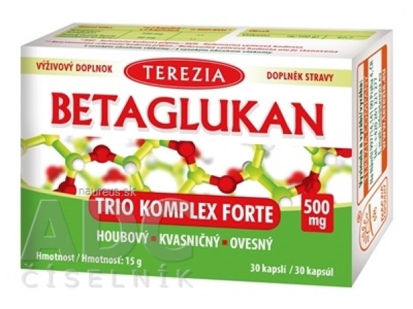 TEREZIA betaglukany TRIO KOMPLEX FORTE cps 1x30 ks