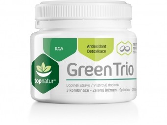 Green Trio (zelený ječmen, chlorella, spirulina) 