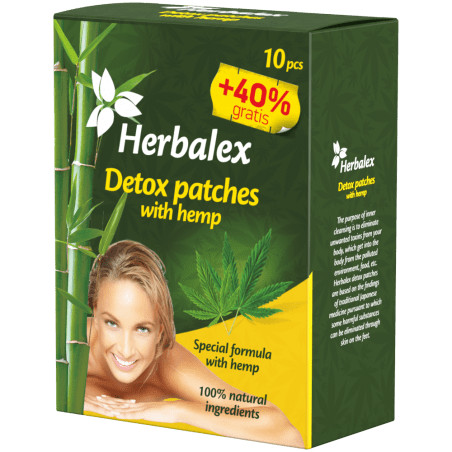 Herbamedicus GmbH Herbalex – Detoxikační náplasti s konopím