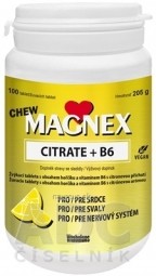 Vitabalans MAGNEX CITRATE + B6 Chew žvýkací tablety 1x100 ks