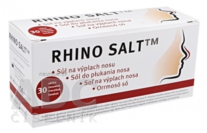 RHINO SALT sůl na výplach nosu sáčky 1x30 ks