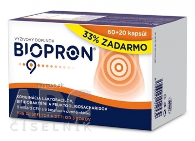 BIOPRON 9 cps 60 + 20 (33% zdarma) (80ks)