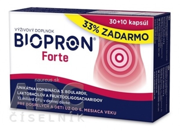 BIOPRON Forte cps 30 + 10 (33% zdarma) (40 ks)