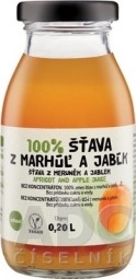 zdravě 100% meruňkového-JABLEČNÁ ŠŤÁVA 1x200 ml