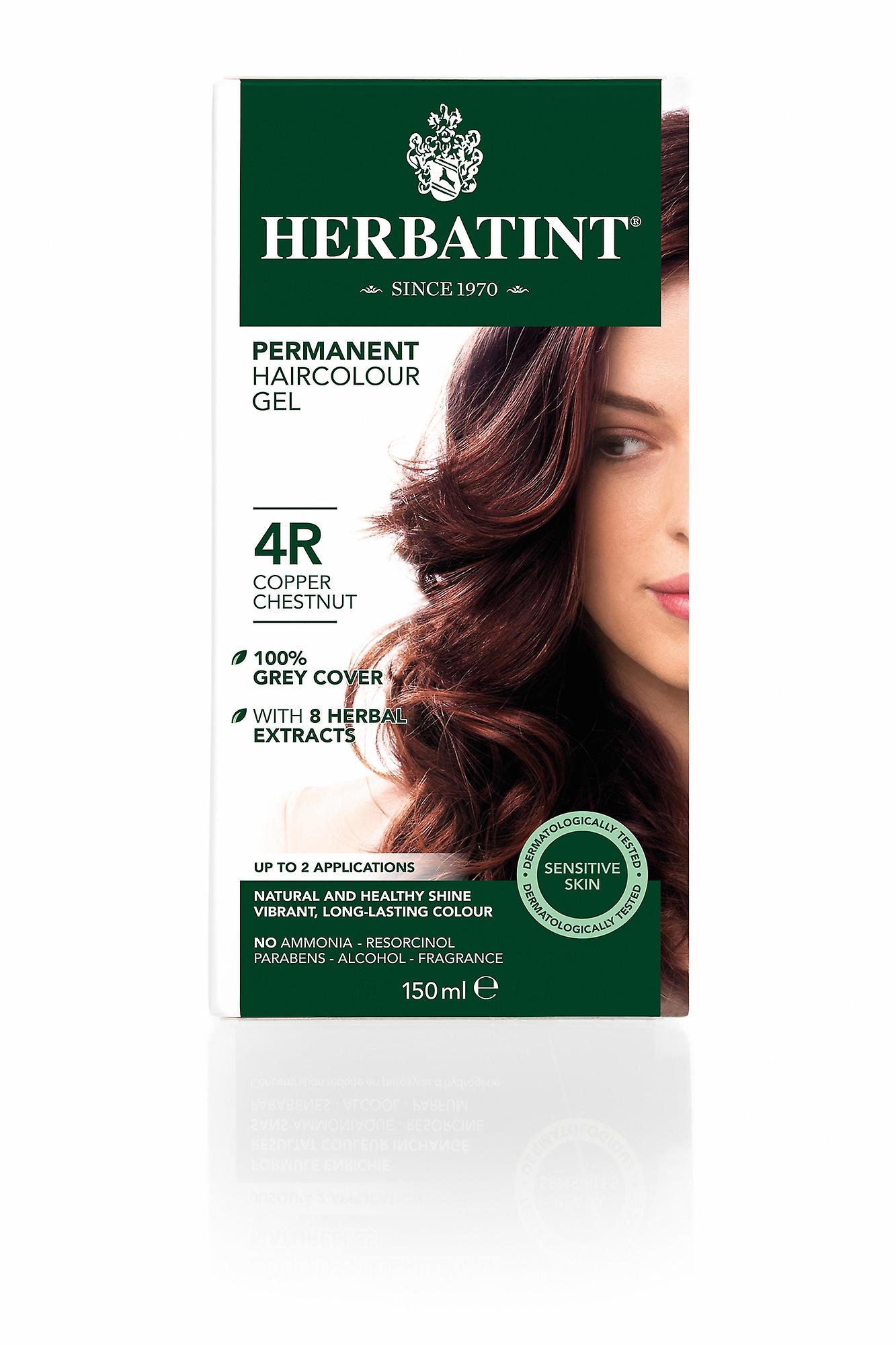 HERBATINT HERBATINT 4R měděný kaštan permanentní barva na vlasy  150 ml
