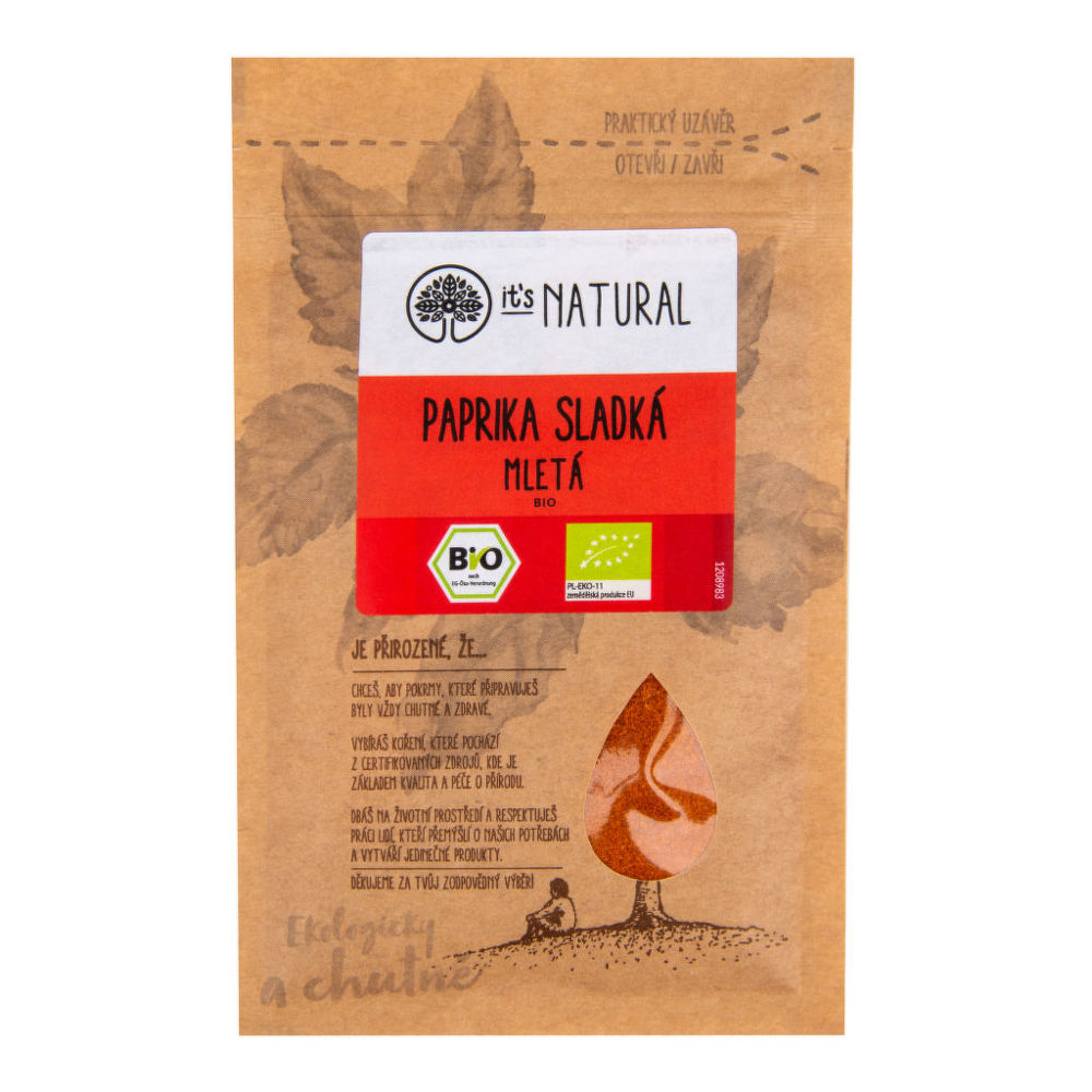 Levně Country Life Paprika mletá sladká 15 g BIO PĚKNÝ - UNIMEX 15g