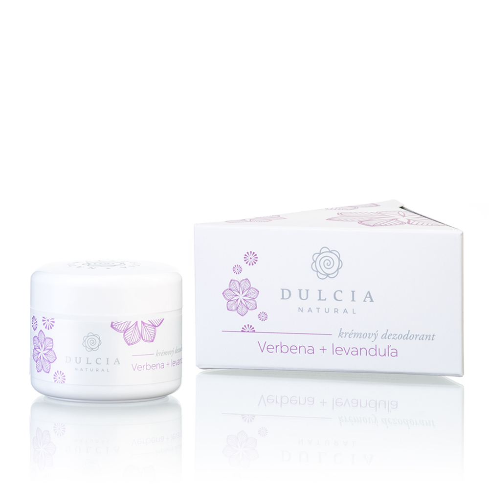 Levně Dulcia natural Krémový deodorant - verbena - levandule 30 g 30 g