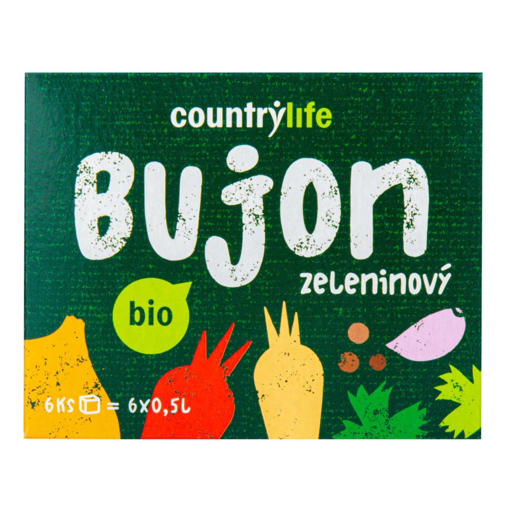 Bujon zeleninový kostky 66 g BIO COUNTRY LIFE