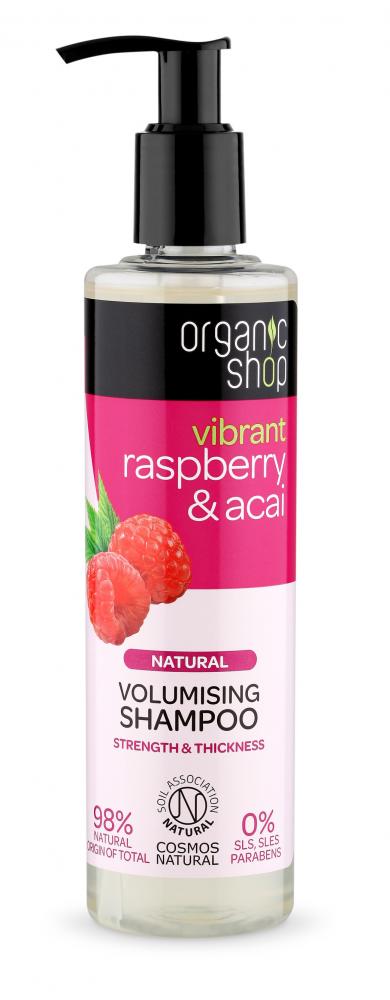 Levně Organic Shop Organic Shop - Malina & Acai - Šampon pro objem 280 ml