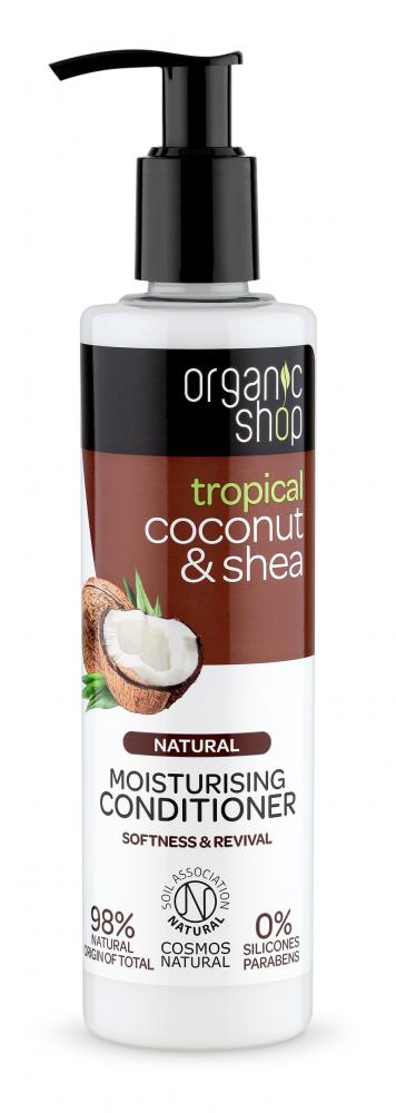 Levně Organic Shop Organic Shop - Kokos & máslovníku - Hydratační kondicionér 280 ml 280 ml