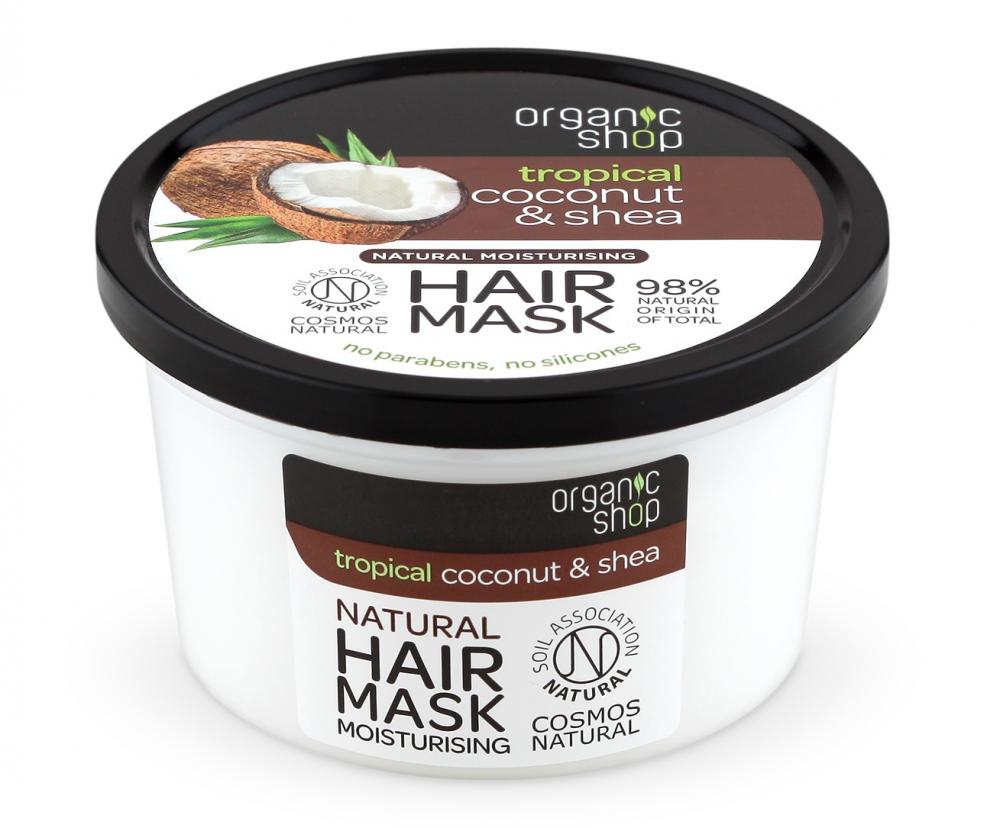 Levně Organic Shop Organic Shop - Kokos & máslovníku - Maska na vlasy 250 ml 250 ml