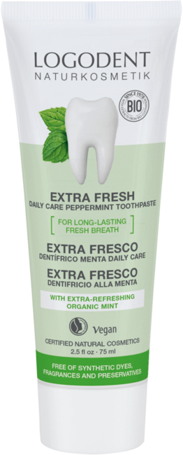 EXTRA FRESH daily care zubní pasta máta bez fluoridu