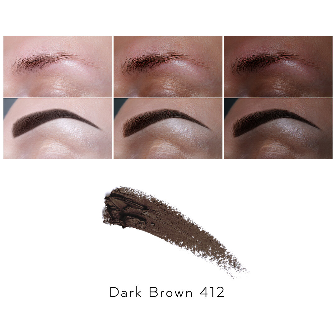 Levně EMANI Vegan Cosmetics Couture Brow Pomade - pomáda na obočí Dark Brown (4g) 2g