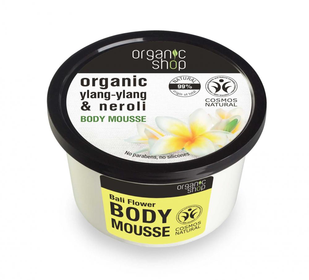 Levně Organic Shop Organic Shop - Květy z Bali - Tělová pěna 250 ml 250 ml