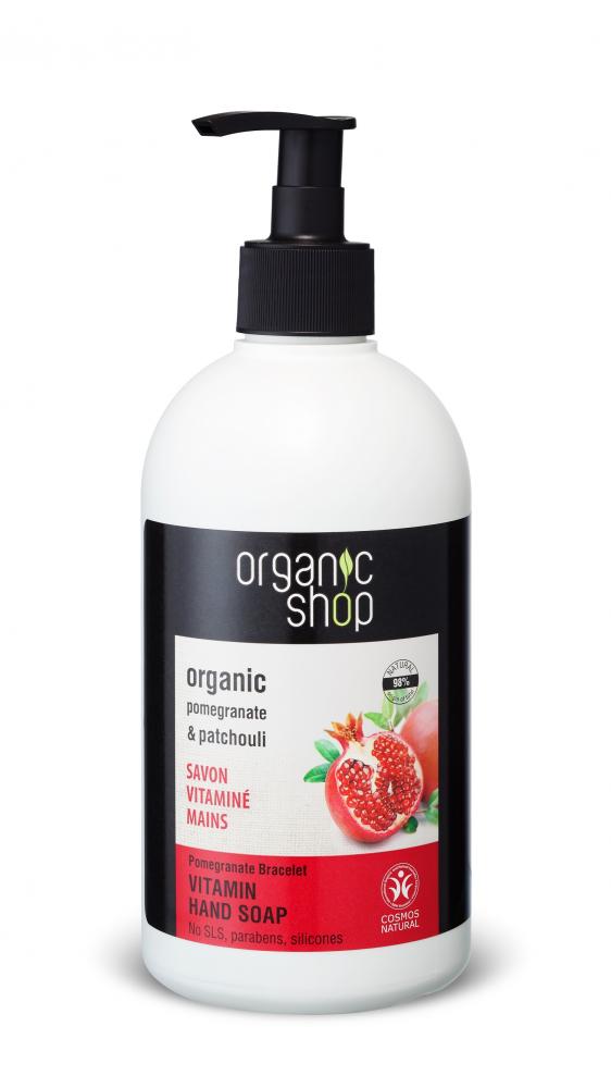 Levně Organic Shop Organic Shop - Granátové jablko & Pačuli - Mýdlo na ruce 500 ml 500 ml