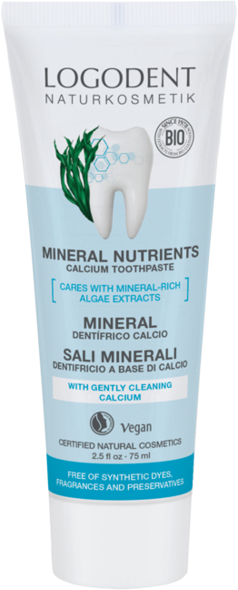 Levně Logona Mineral Nutrients Calcium zubní pasta 75 ml