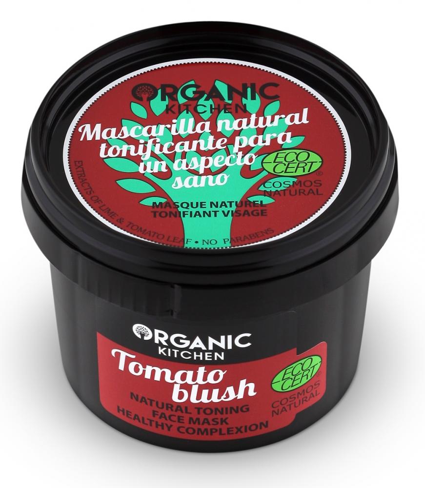 Levně Organic Kitchen Přírodní tonizační maska na obličej - Tomato blush 100 ml
