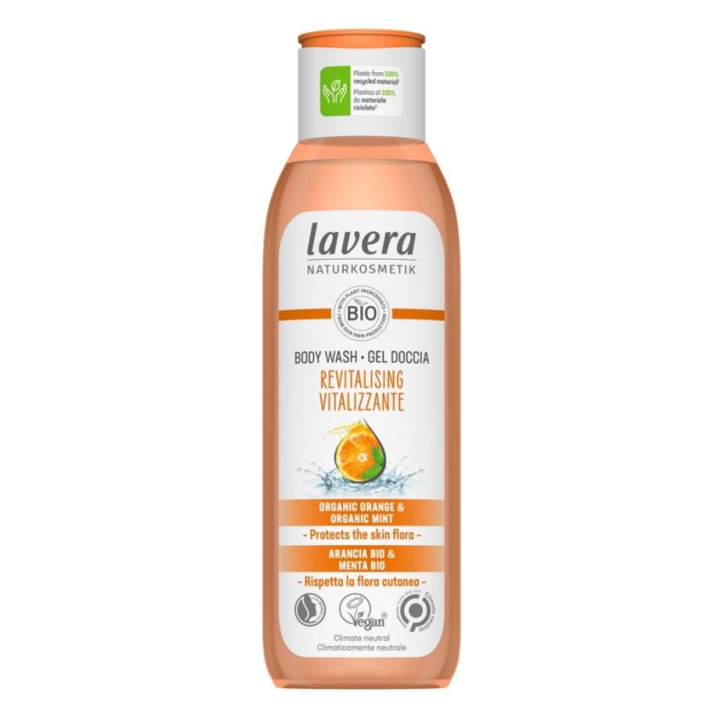 Levně Lavera Revitalizující sprchový gel s pomerančovo-mátovou vůní 250 ml 250 ml