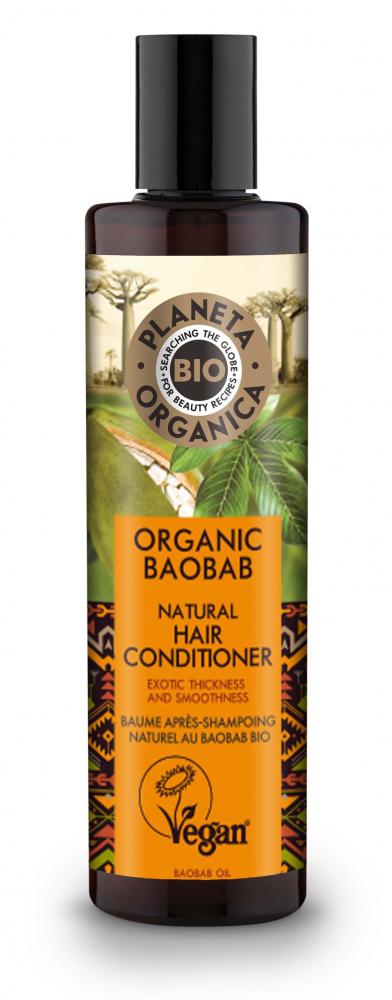 Levně Planeta Organica Kondicionér pro husté a hladké vlasy baobab 280 ml