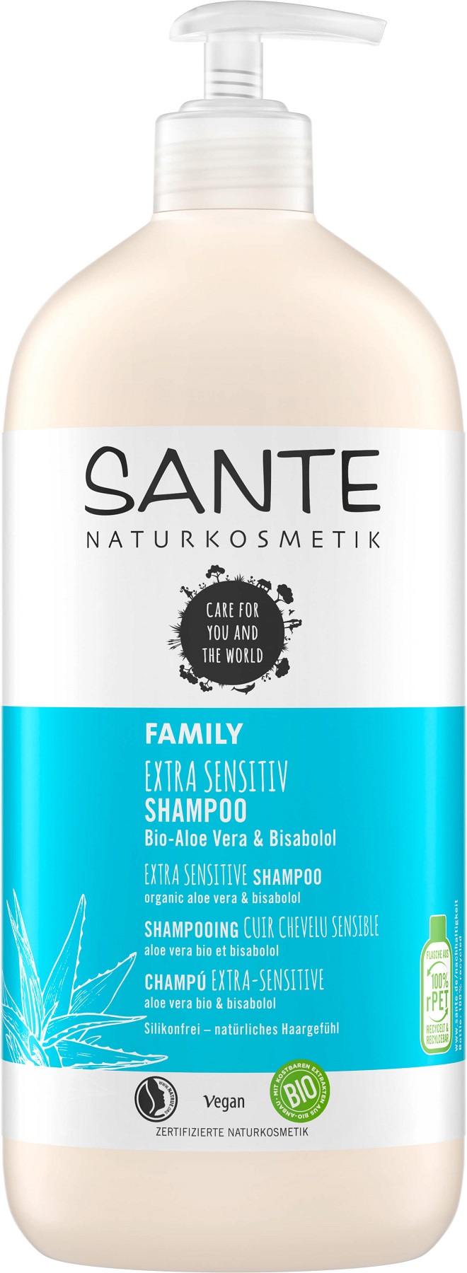 Šampon extra sensitive Bio-Aloe Vera a Bisabolol - 950ml