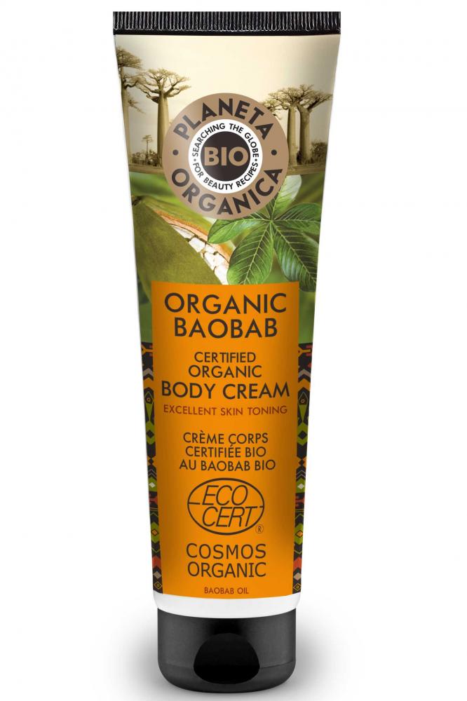 Levně Planeta Organica Tělový krém Baobab 140 ml