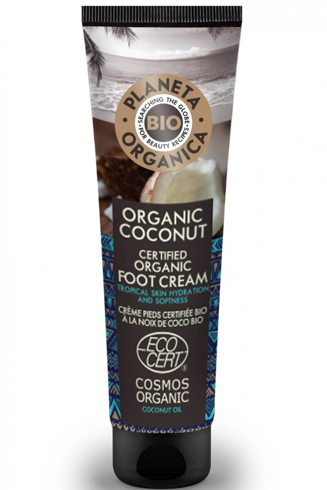 Levně Planeta Organica Krém na nohy Kokosový ořech 75 ml