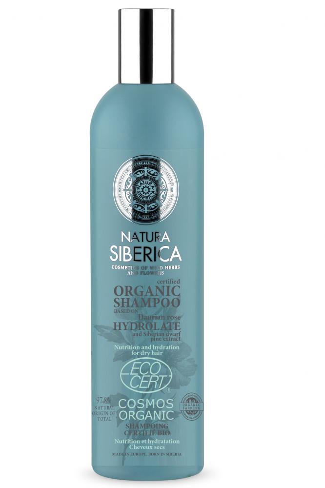 Levně Natura Siberica Šampon hydrolát - výživa a hydratace pro suché vlasy 400 ml