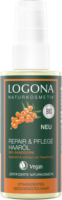 Levně Logona Vlasový olej s rakytníkovým olejem - 75ml 75ml