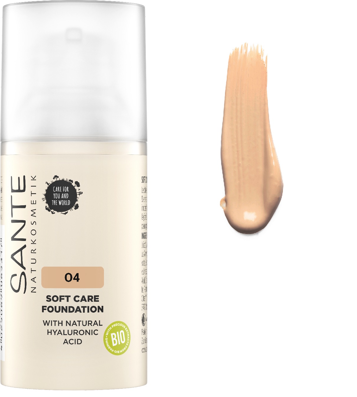 Levně Sante Make-up SOFT CARE - 30ml - 04 Warm Honey 30ml