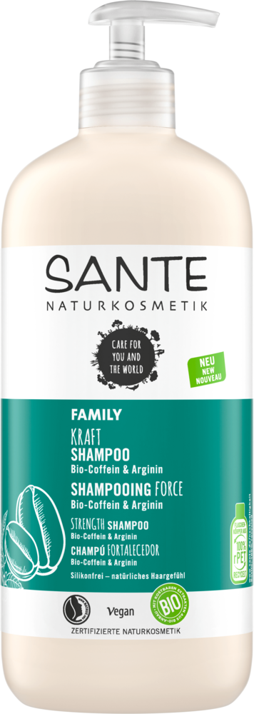 Levně Sante Vyhlazující šampon bio kofein a arginin 500 ml 500 ml