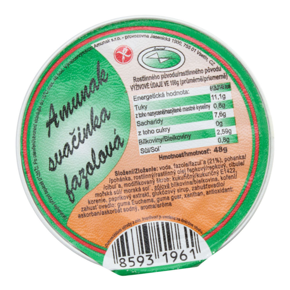 Levně Country Life Svačinka fazolová 48 g AMUNAK 48 g