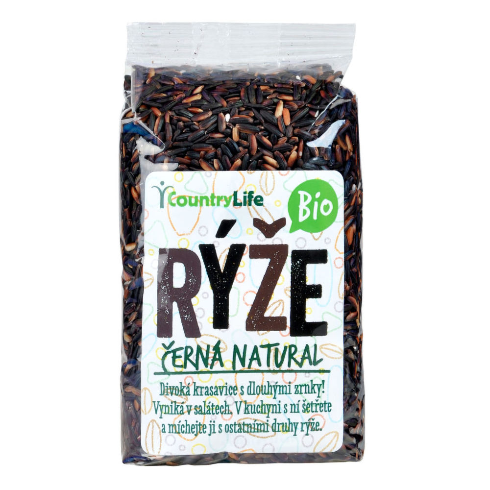 Levně Country Life Rýže černá natural 500 g BIO 500g