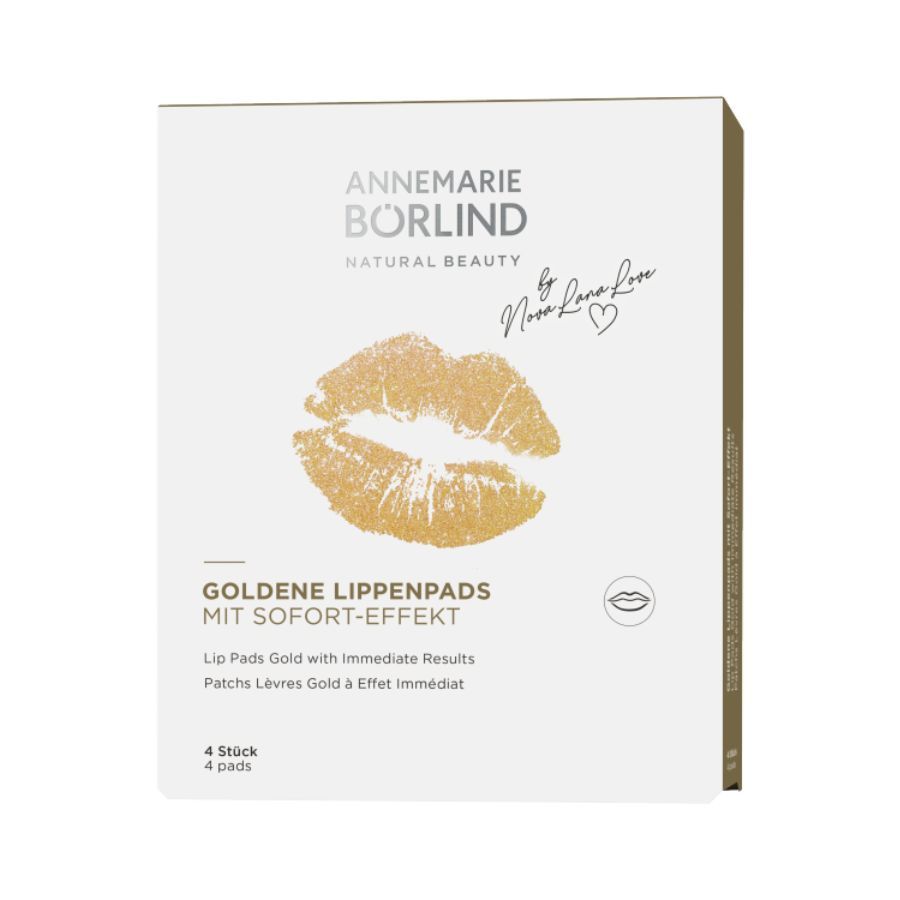 Levně Annemarie Börlind Obklady na rty Gold 4 x 2 ks