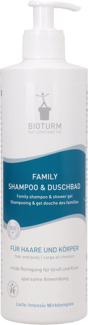 Levně BIOTURM BIOTURM Family šampon a sprchový gel - 500ml 500ml