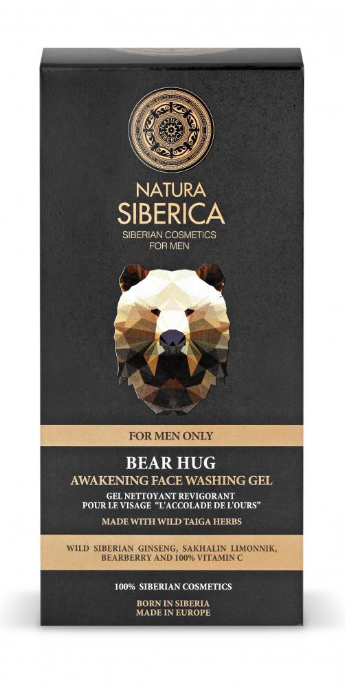 Natura Siberica Povzbuzující čisticí pleťový gel Objetí medvěda 150 ml