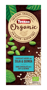 Levně Torras ES Torras Organic hořká - sója a quinoa 100g 100 g