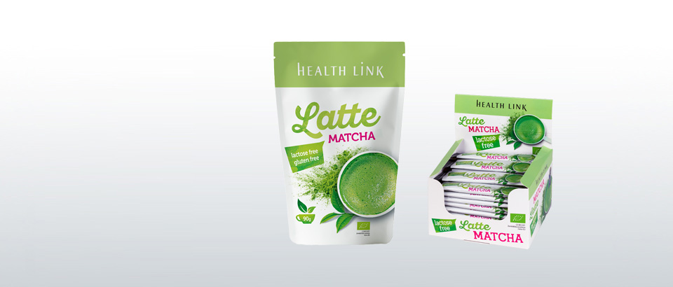 Levně Health Link BIO Matcha latte (Stickpack) 13g 13g