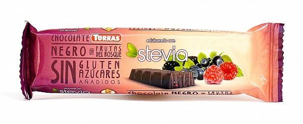 Torras ES Tyčinka hořká čokoláda s lesním ovocem 35 g 35 g