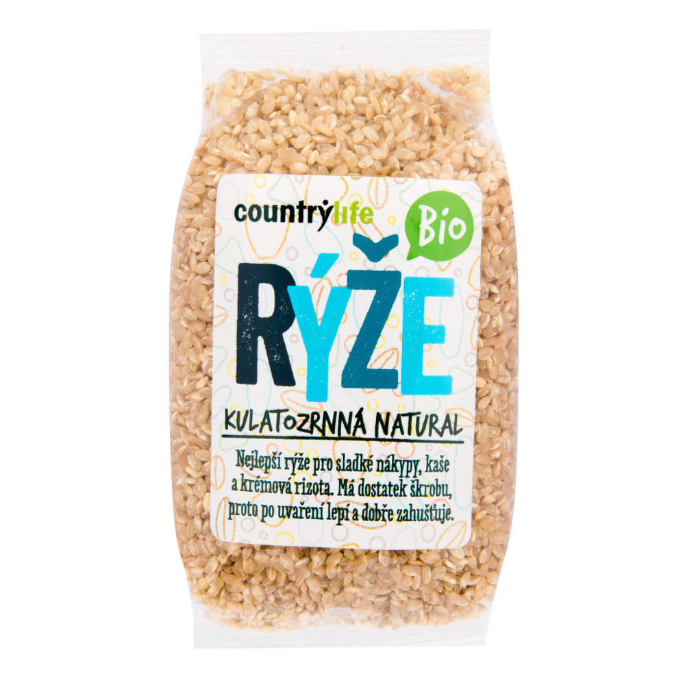 Levně Country Life Rýže kulatozrnná natural 500 g BIO COUNTRY LIFE 500 g