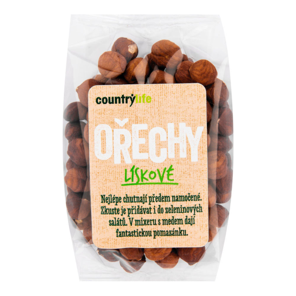 Levně Country Life Lískové ořechy 100 g COUNTRY LIFE 100 g
